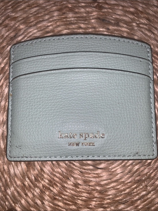 kate spade Handbags - kate spade mint Leather Card Holder wallet